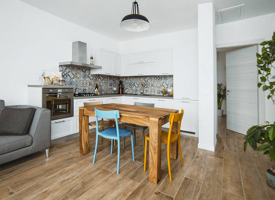 Casa ASD, DIAGONALE - STUDIO DIAGONALE - STUDIO Built-in kitchens Wood Wood effect