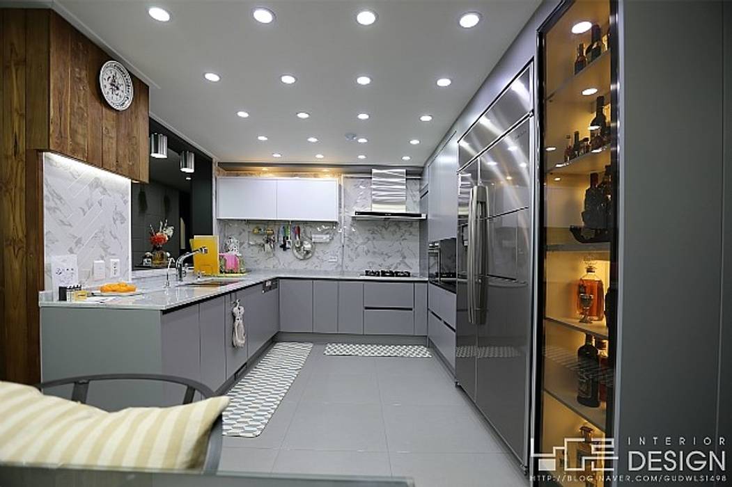 월성푸르지오 48평형, 남다른디자인 남다른디자인 Cocinas modernas: Ideas, imágenes y decoración