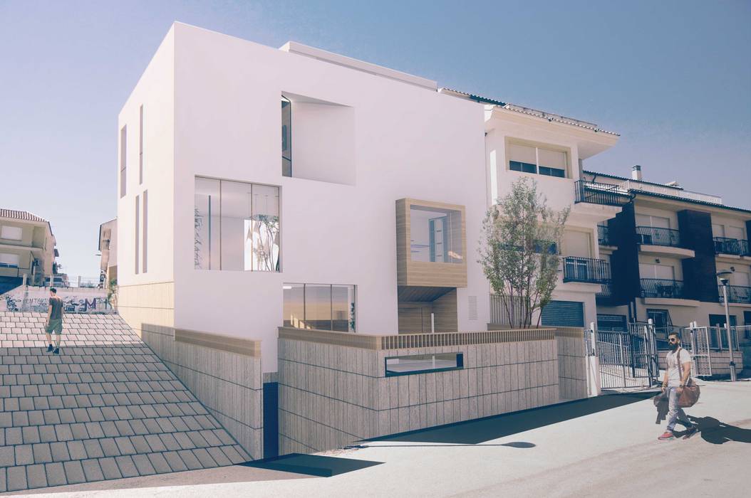 Casa AMJ, meeec arquitectos meeec arquitectos 獨棟房 大理石