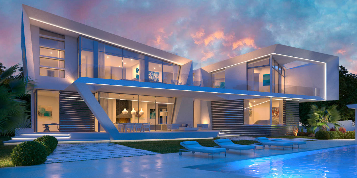 VILLA EN LOS MONTEROS, MARBELLA, G&J ARQUITECTURA G&J ARQUITECTURA 別墅