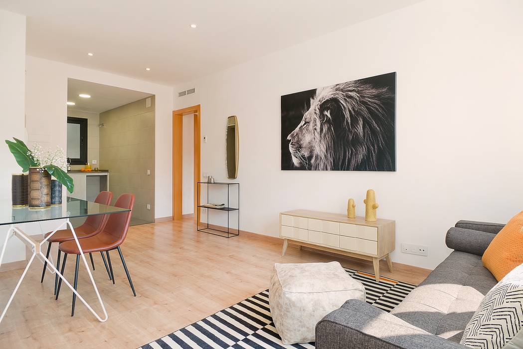 Home Staging en un Piso para Millennials, Markham Stagers Markham Stagers Modern Living Room