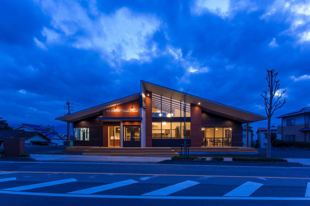 F･I COFFEE Cafe Camel, 小林建築設計事務所 kobayashi architects studio 小林建築設計事務所 kobayashi architects studio Commercial spaces Gastronomy