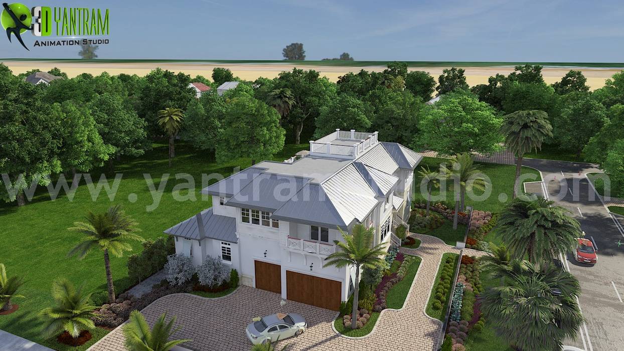 Get Wallpaper Modern Exterior Design Ideas For Beach House By Yantram For iPhone Free
