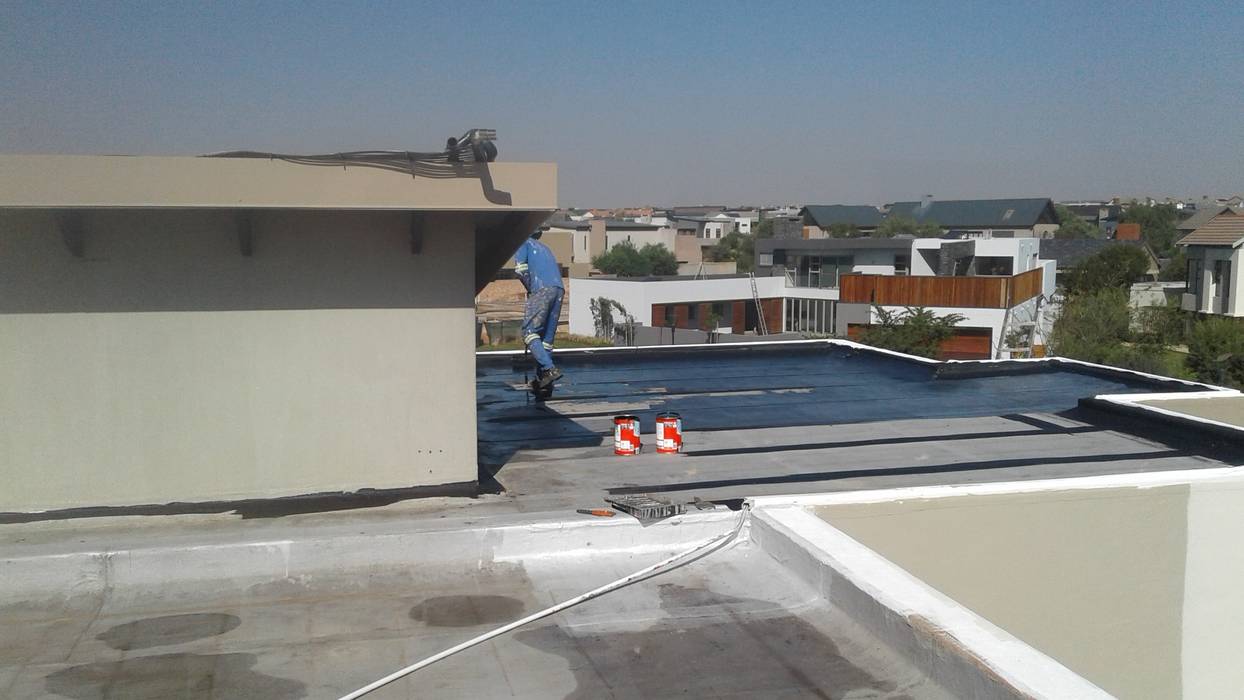 Waterproofing of a residential house slab roof in Serengeti Surburbs, Bem-Co Holdings Bem-Co Holdings