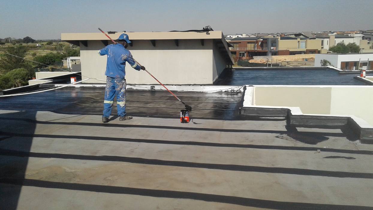 Waterproofing of a residential house slab roof in Serengeti Surburbs, Bem-Co Holdings Bem-Co Holdings