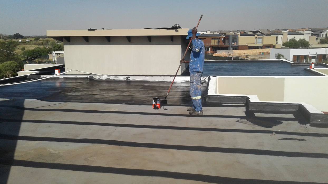 Waterproofing of a residential house slab roof in Serengeti Surburbs, Bem-Co Holdings Bem-Co Holdings