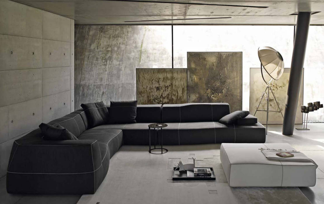 B&B ITALIA家具意大利極簡風格家具品牌_意大利之家, 北京恒邦信大国际贸易有限公司 北京恒邦信大国际贸易有限公司 Living room Sofas & armchairs