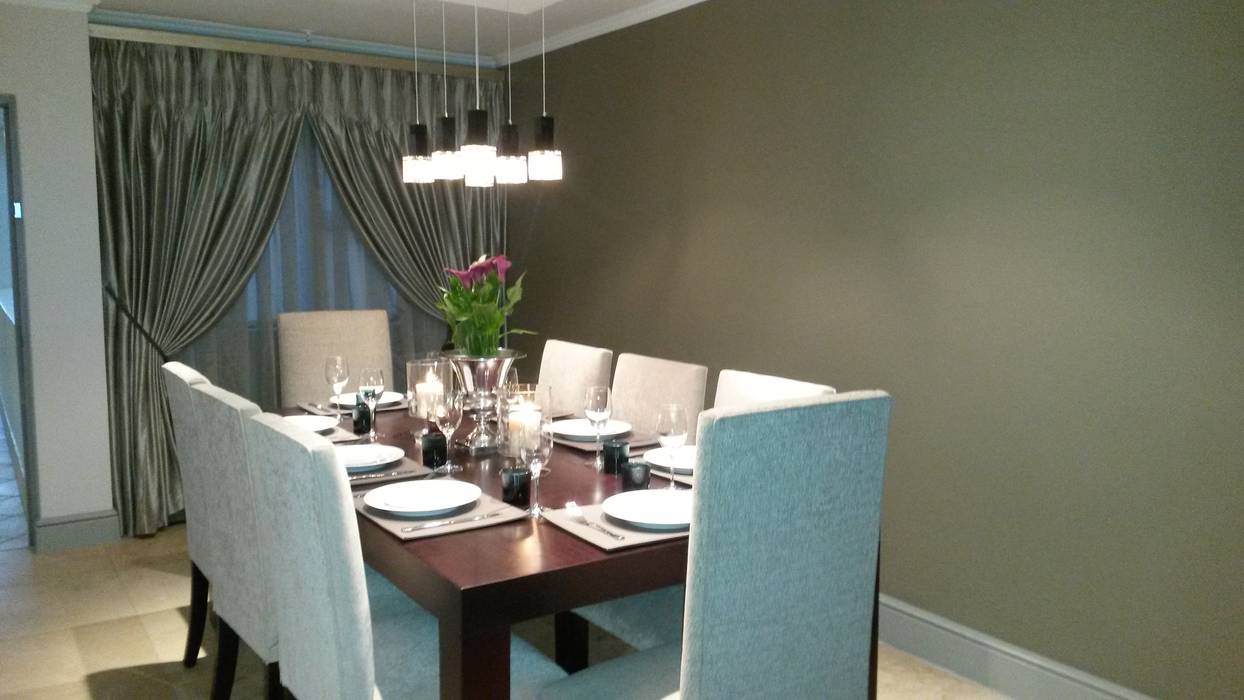 Sandton Style Penthouse Living, CKW Lifestyle Associates PTY Ltd CKW Lifestyle Associates PTY Ltd Modern dining room