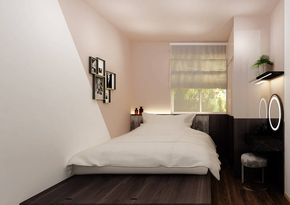 MVP Residence, Co+in Collaborative Lab Co+in Collaborative Lab Minimalist bedroom