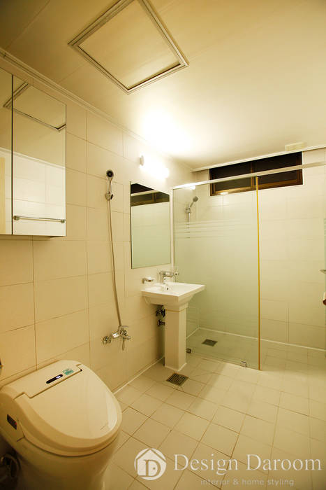 워커힐 아파트 56py 안방 욕실 Design Daroom 디자인다룸 모던스타일 욕실