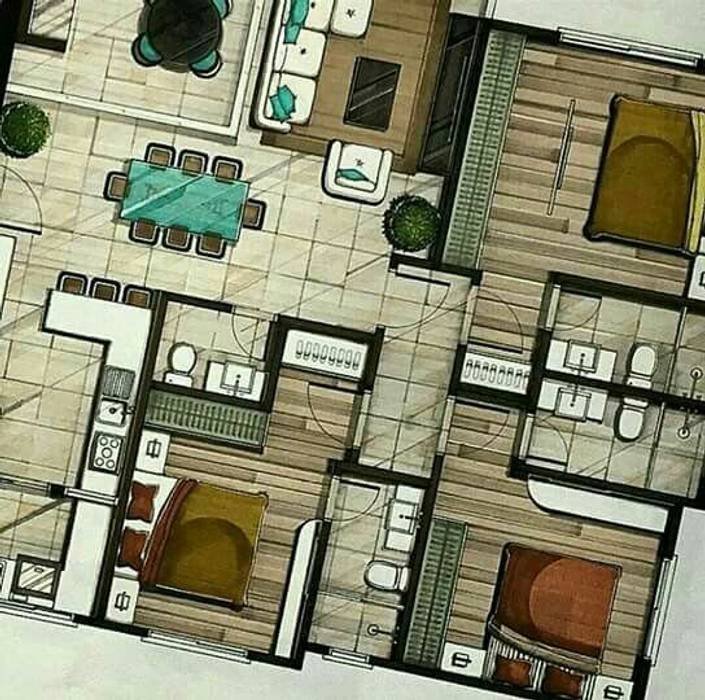 Home floor plan homify