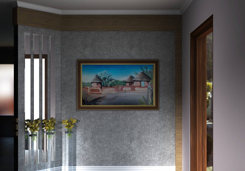 Bespoke Wall Display Units, Kori Interiors Kori Interiors Hành lang, sảnh & cầu thang phong cách tối giản Accessories & decoration
