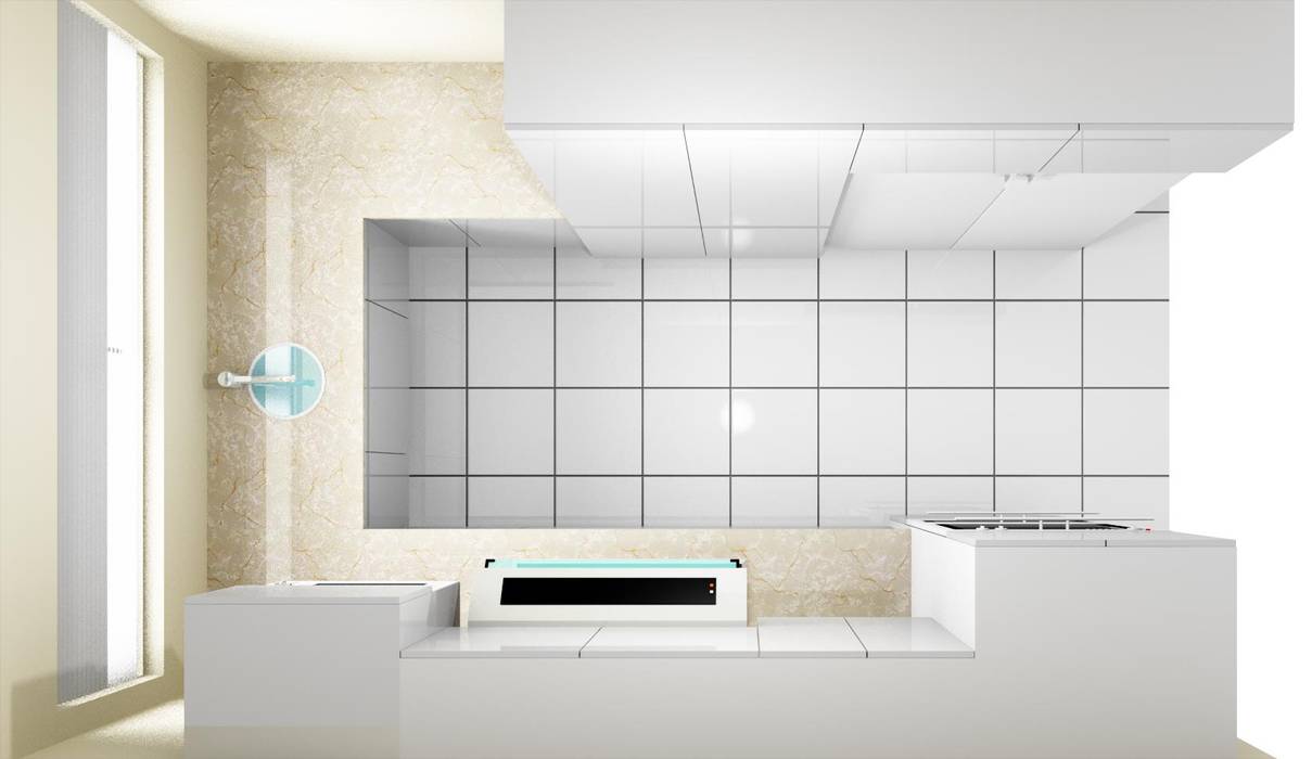 Narrow Kitchen Design KGOBISA PROJECTS Kitchen Cabinets & shelves