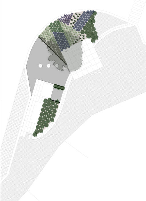 Largo da Venda Nova Jardins minimalistas por Claudia Gomes Minimalista