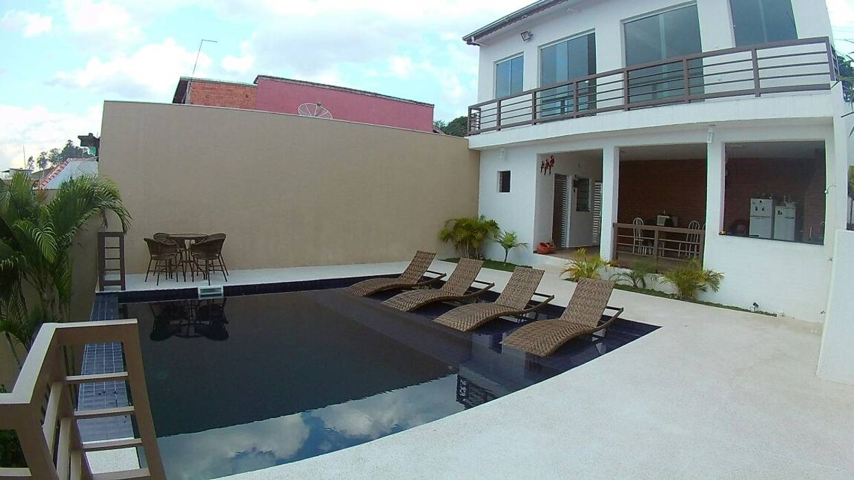 Construção Residencial em Santa Isabel, IMAGINARTE - Arquitetura & Construção IMAGINARTE - Arquitetura & Construção Pool