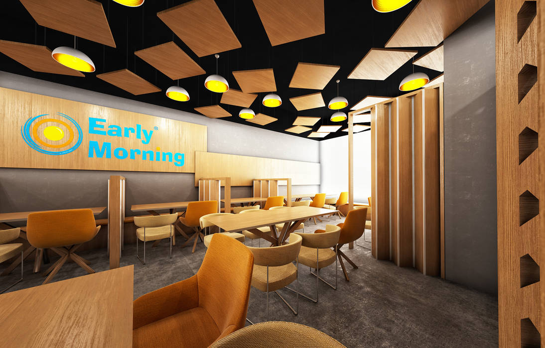 Early Morning Restaurant KSA, Zoning Architects Zoning Architects Modern dining room