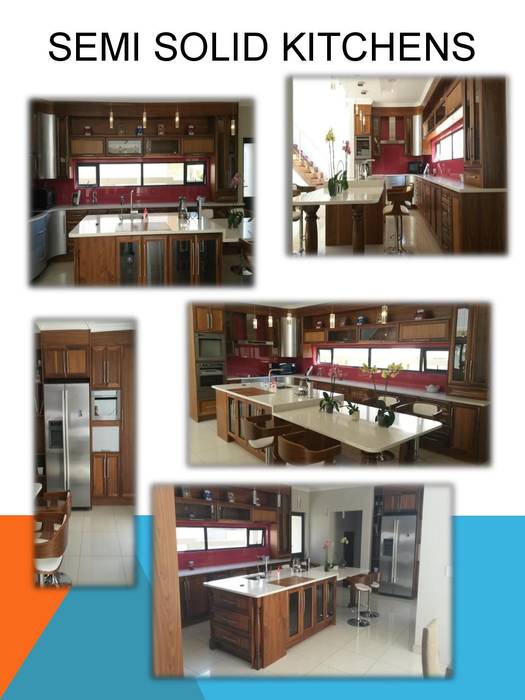 Semi solid kitchen SCD Group Kitchen units Solid Wood Multicolored