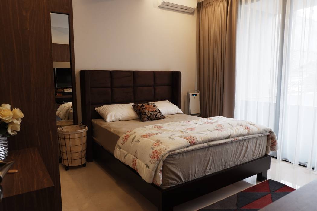 Kamar kamar tidur masculine modern house, Exxo interior Exxo interior Kamar Tidur Modern Kayu Lapis