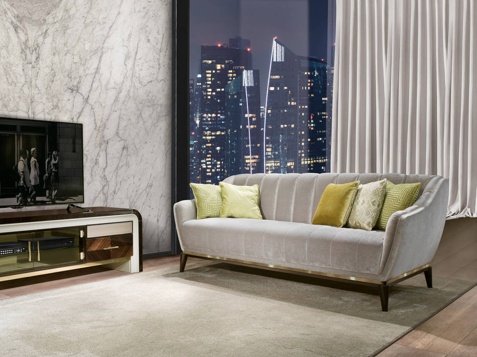 Divano stile Contemporary, ceppi style ceppi style Living room Sofas & armchairs