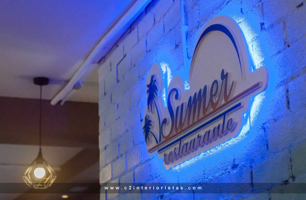 Restaurante Summer, C2INTERIORISTAS C2INTERIORISTAS Commercial spaces Quán bar & club