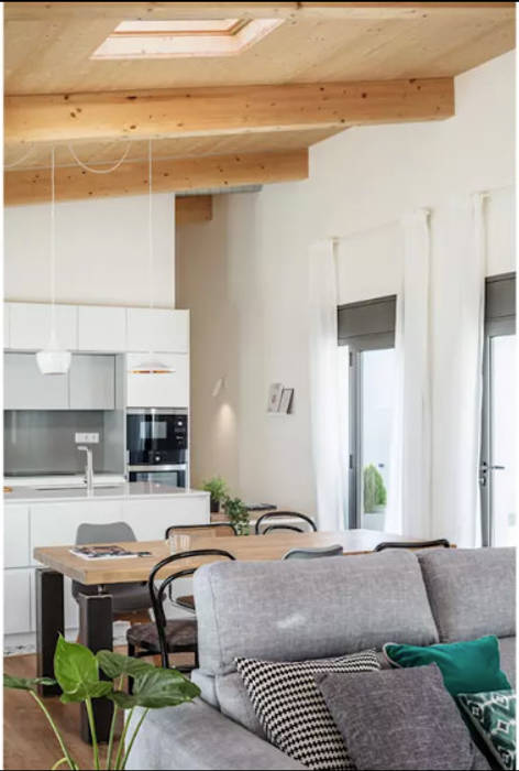 Salon / comedor / cocina: comedores de estilo de abrils studio | homify Salon / comedor / cocina: comedores de estilo de abrils studio | homify