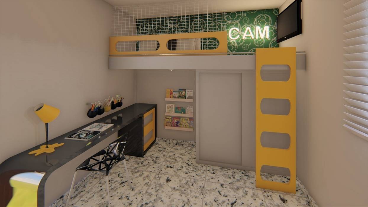 Apartamento Pequeno, Fark Fark Boys Bedroom MDF