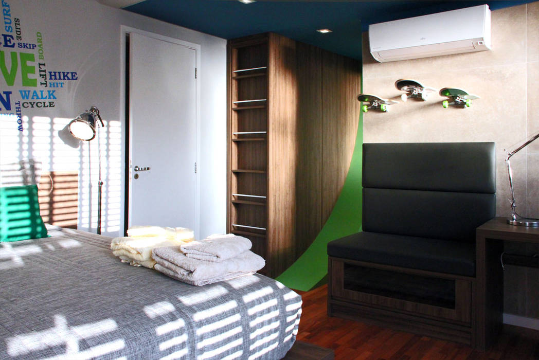 Inside Rústico Lapa, INSIDE ARQUITETURA E DESIGN INSIDE ARQUITETURA E DESIGN Boys Bedroom انجینئر لکڑی Transparent