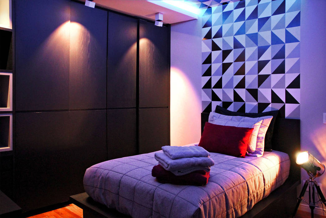 Inside Rústico Lapa, INSIDE ARQUITETURA E DESIGN INSIDE ARQUITETURA E DESIGN Boys Bedroom Engineered Wood Transparent