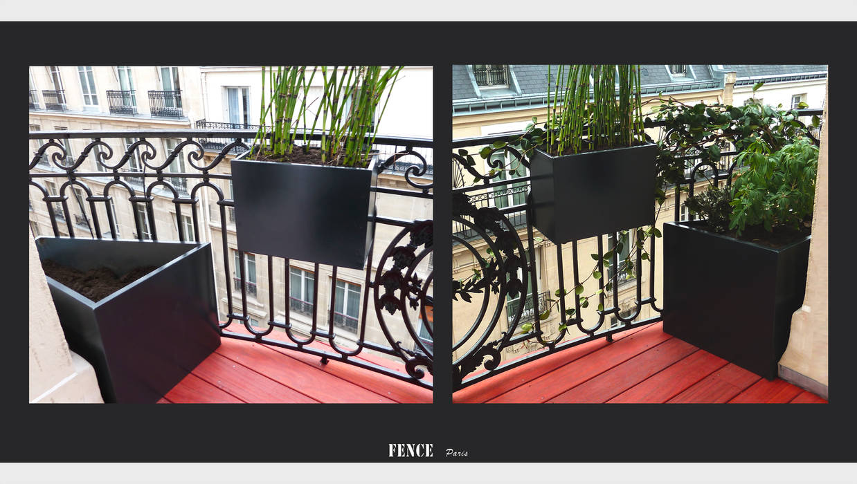 Jardinières - Les Spéciaux, Fence Paris Fence Paris Modern terrace Furniture