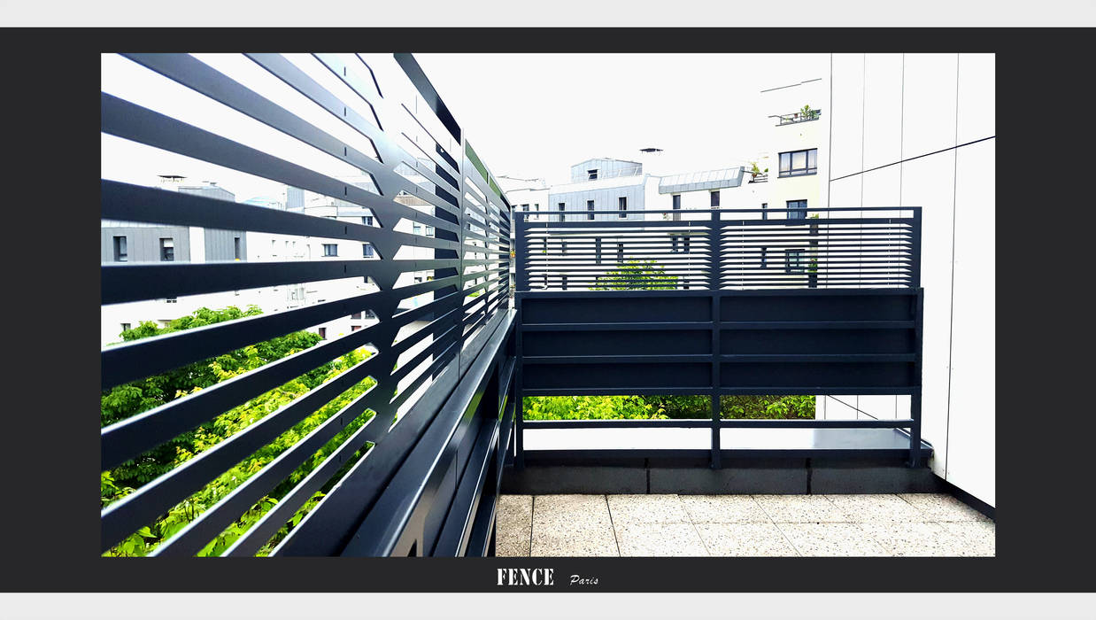 Panneaux - Brise vue, Fence Paris Fence Paris モダンデザインの テラス 家具