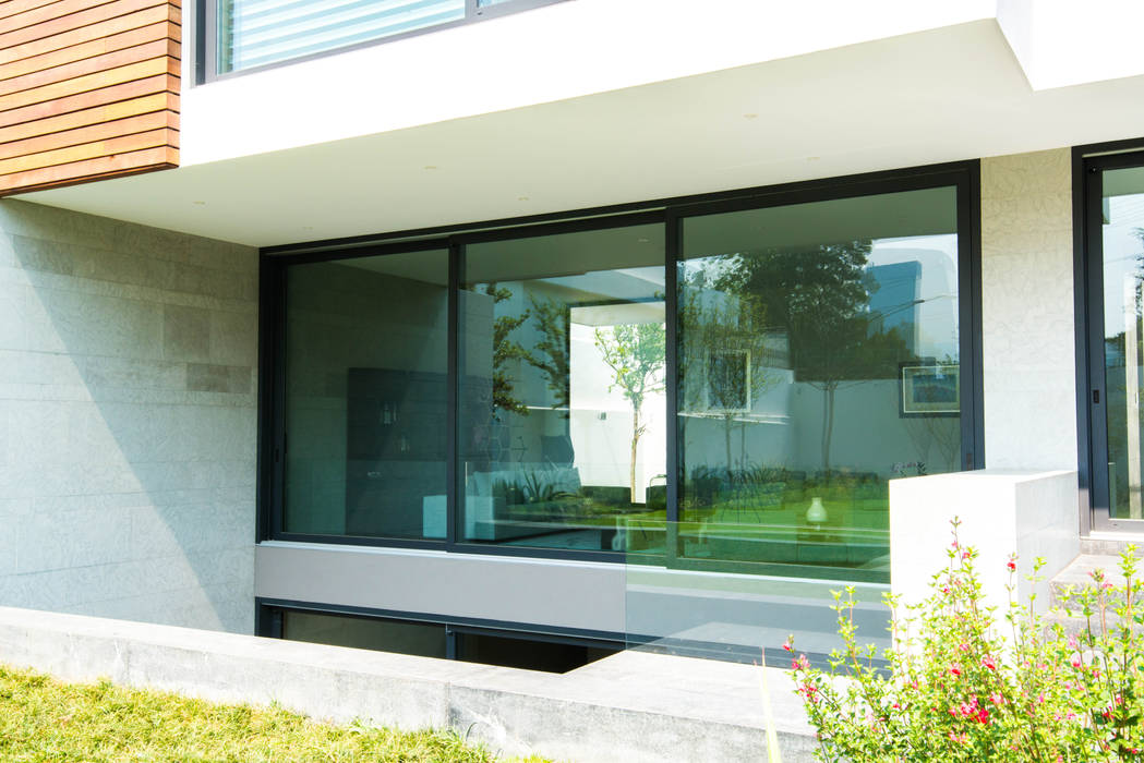 Residencia Privada Pedregal, Windlock - soluciones sustentables Windlock - soluciones sustentables Sliding doors Glass