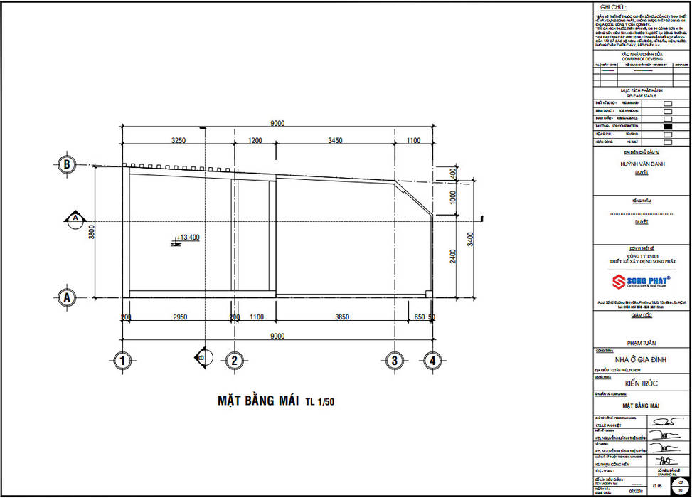 Xây Dựng Nhà Phố 1 Trệt 2 Lầu Sang Trọng Tại Quận 5, Công ty TNHH TK XD Song Phát Công ty TNHH TK XD Song Phát Modern houses Marble