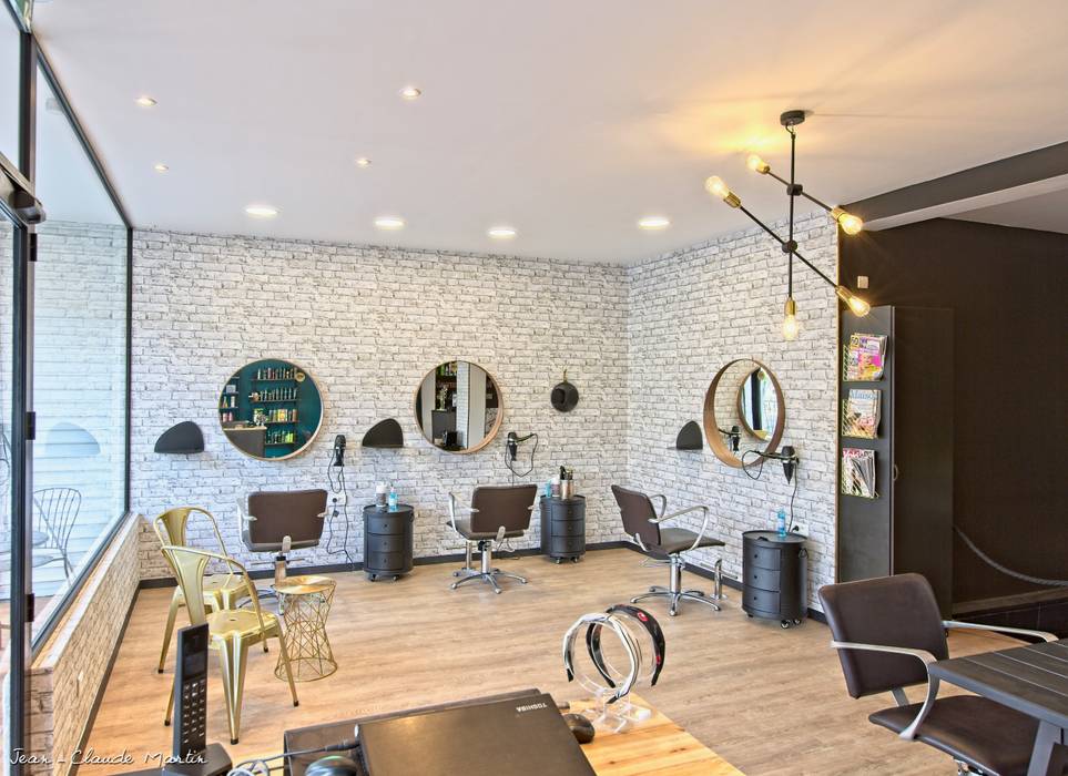 L'Atelier - nouveau salon de coiffure, ATDECO ATDECO พื้นที่เชิงพาณิชย์ ไม้ Wood effect อาคารสำนักงาน ร้านค้า