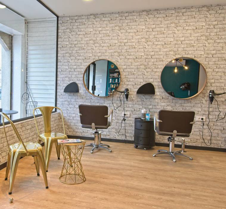 Industrial Style Offices Stores By Atdeco Industrial Wood Wood