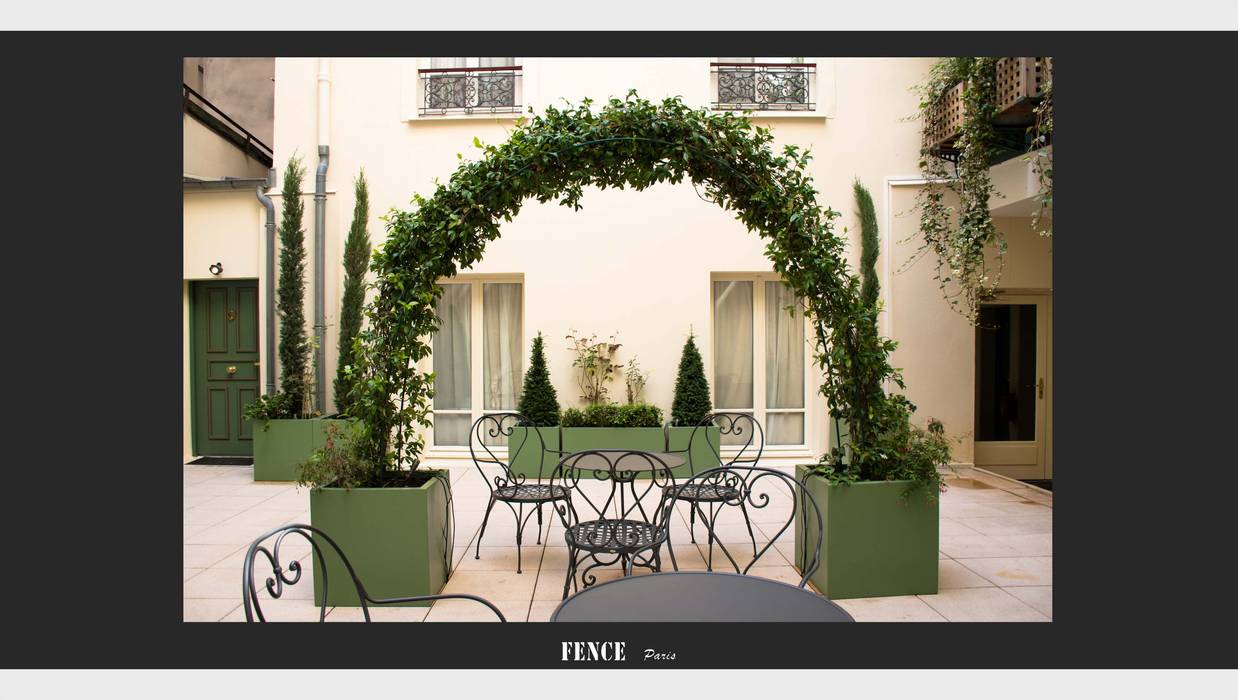 Jardinières – Résine, Fence Paris Fence Paris モダンデザインの テラス 家具