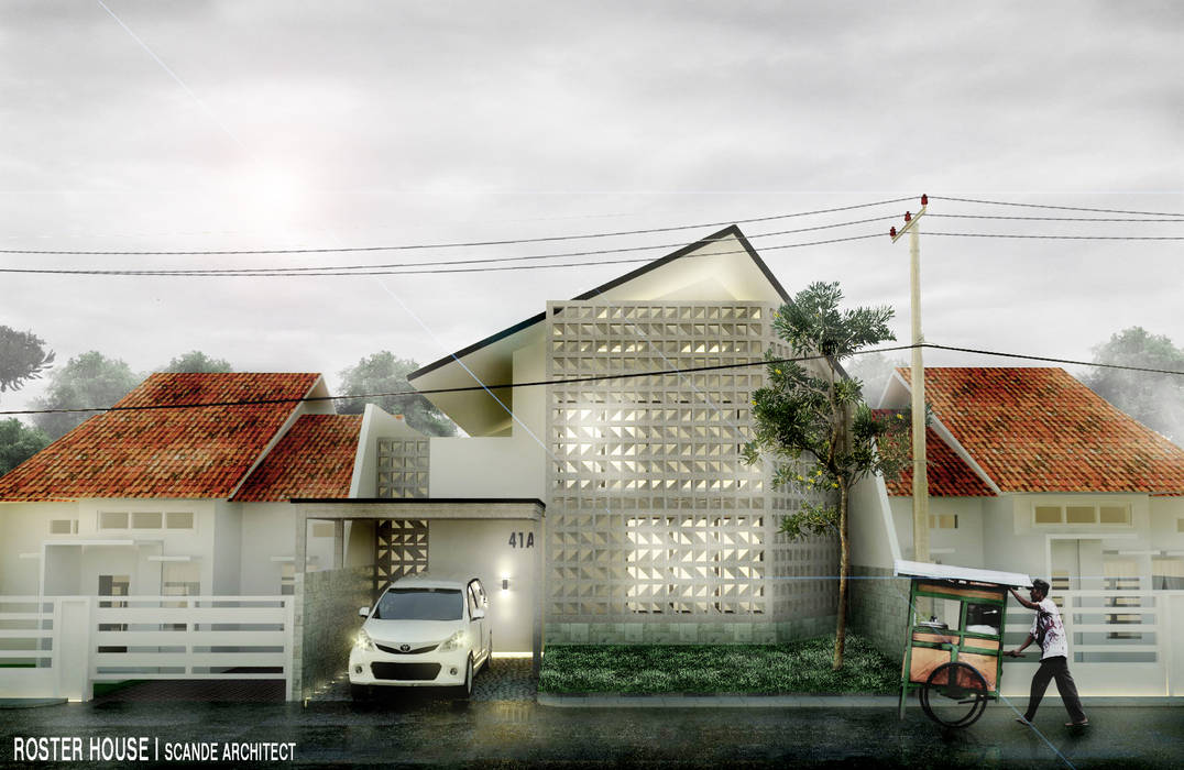 Rumah Roster, Scande Architect Scande Architect Casas unifamilares