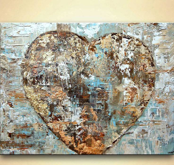 "Artist's Heart" OSNAT FINE ART Living room Pictures & paintings