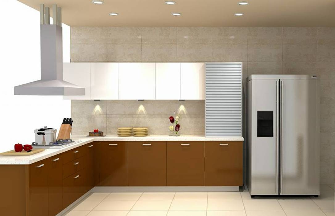 Kitchen , Golden Spiral Productionz (p) ltd Golden Spiral Productionz (p) ltd Classic style kitchen