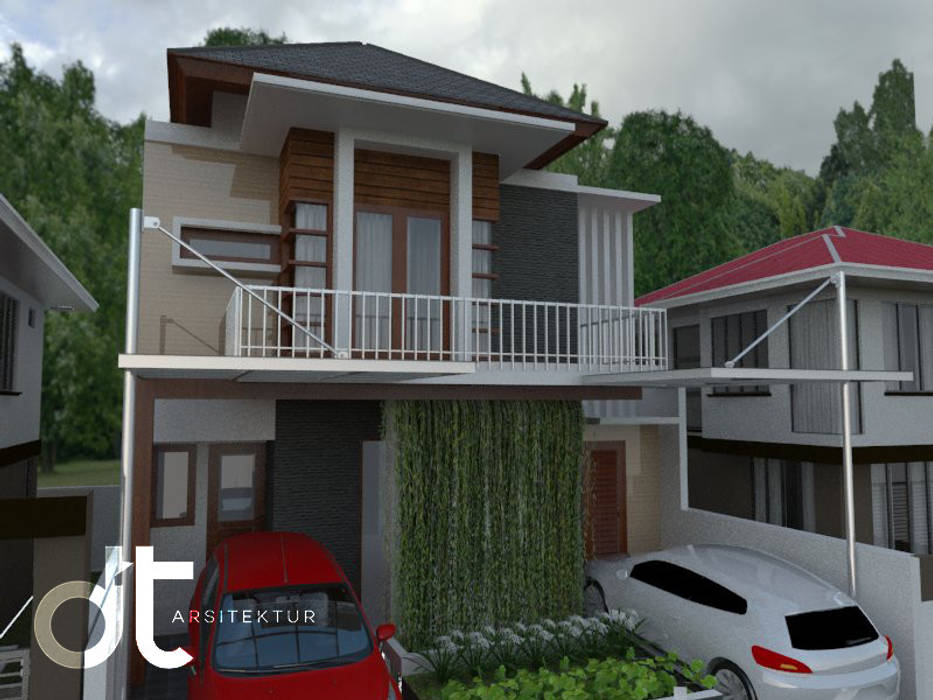 PROJECT CLUSTER VENICE BINTARO JAYA TANGERANG SELATAN, Rumah Desain Tropis Rumah Desain Tropis Modern houses