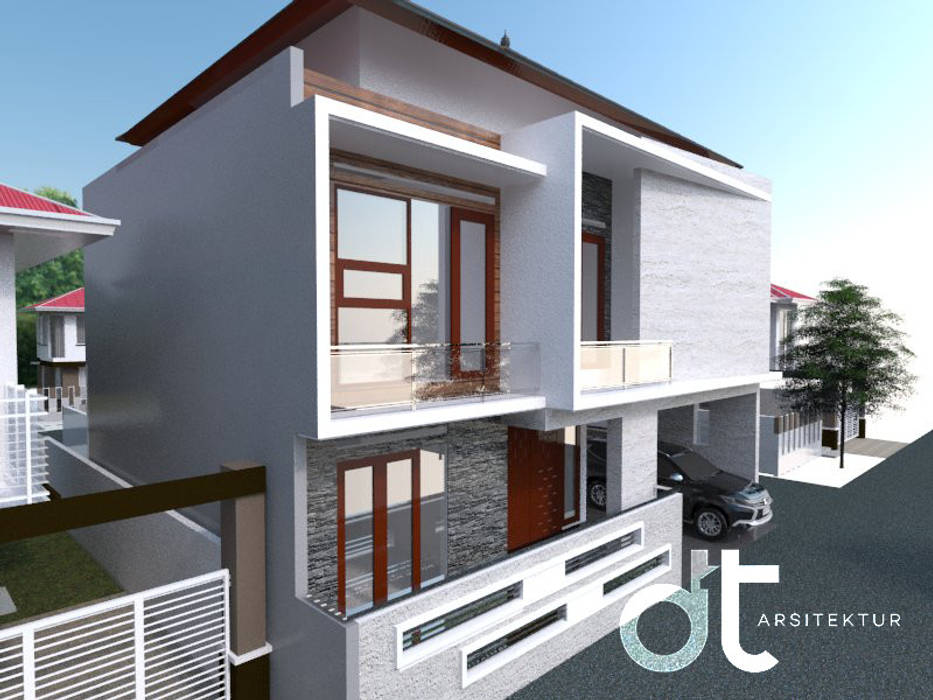 PROJECT VILLA BINTARO TANGERANG SELATAN, Rumah Desain Tropis Rumah Desain Tropis