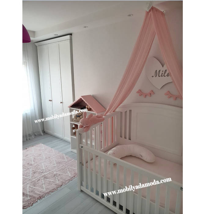 Özel Tasarım Bebek Odası, Mila'nın Odası , MOBİLYADA MODA MOBİLYADA MODA Chambre bébé