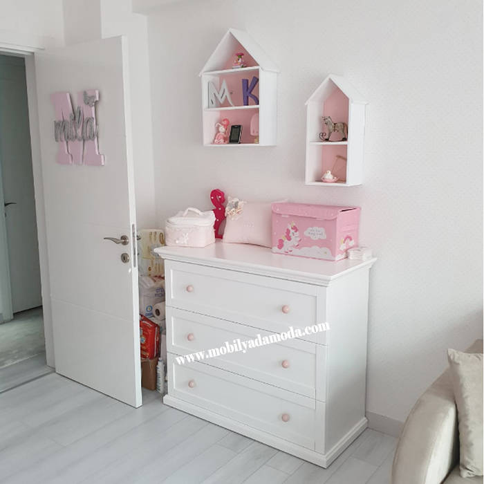 Özel Tasarım Bebek Odası, Mila'nın Odası MOBİLYADA MODA Bebek odası