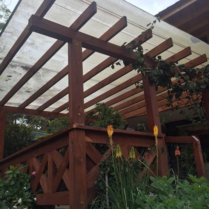 PERGOLAS EN AMDERA , Diseños y altillos SAS Diseños y altillos SAS Jardines de estilo moderno