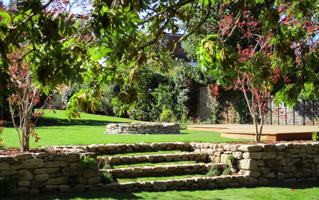 Natural stone steps MyLandscapes 庭院 stone,steps,natural,native,simplicity,design,garden,wildlife