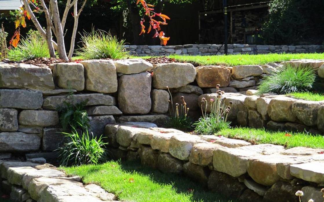Stone steps planting MyLandscapes Country style garden coastal,plants,wild,planting,wildlife,nature,natural,biodiverse,ecological