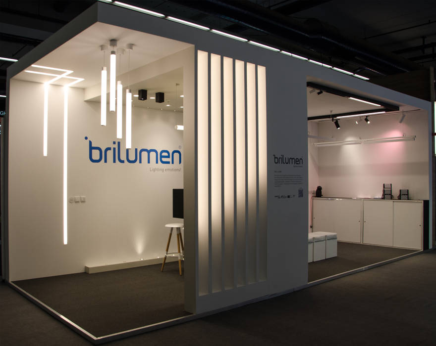 Stand Brilumen | Light + Building 2018, Brilumen Brilumen Espacios comerciales Salones de eventos