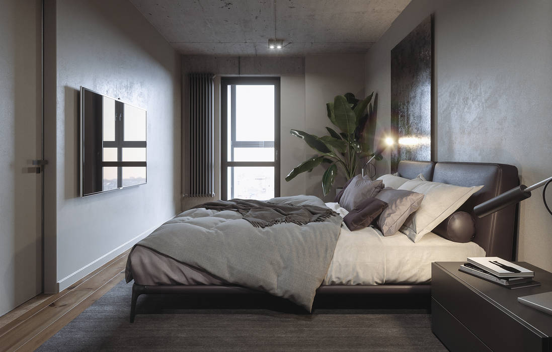 LIGHTHOUSE, ANARCHY DESIGN ANARCHY DESIGN Minimalist bedroom