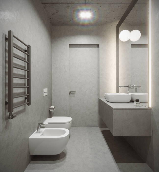 LIGHTHOUSE, ANARCHY DESIGN ANARCHY DESIGN Baños de estilo minimalista