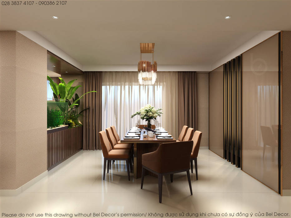 Thiết kế nội thất Penthouse HO17129, Bel Decor Bel Decor