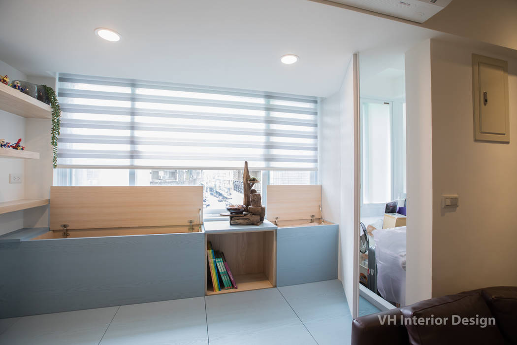 板橋施公館, VH INTERIOR DESIGN VH INTERIOR DESIGN 现代客厅設計點子、靈感 & 圖片